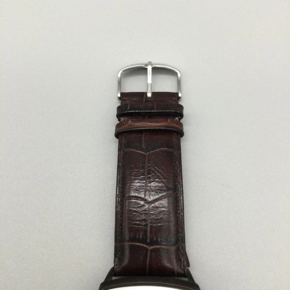 Daniel Cremieux Mens Watch 38mm Brown Dial Brown Leather V-101D V-LDLD